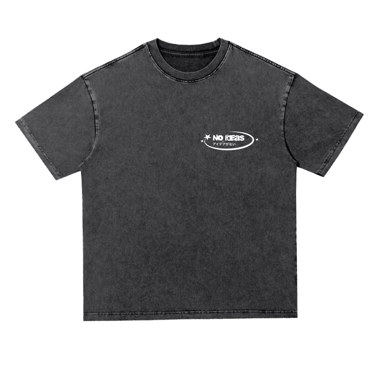 Simple Oversize Tee - Snow Washed Black