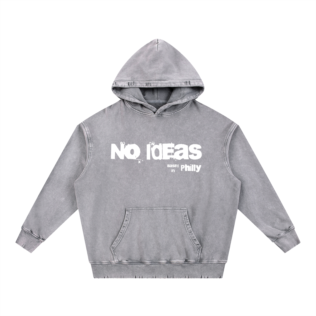 "Based In Philly" Hoodie - Light Gray