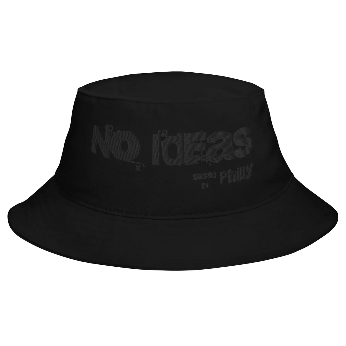 "Based In Philly" Bucket Hat - Black on Black
