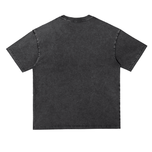 "Based In Philly" Oversize Tee - Snow Washed Black