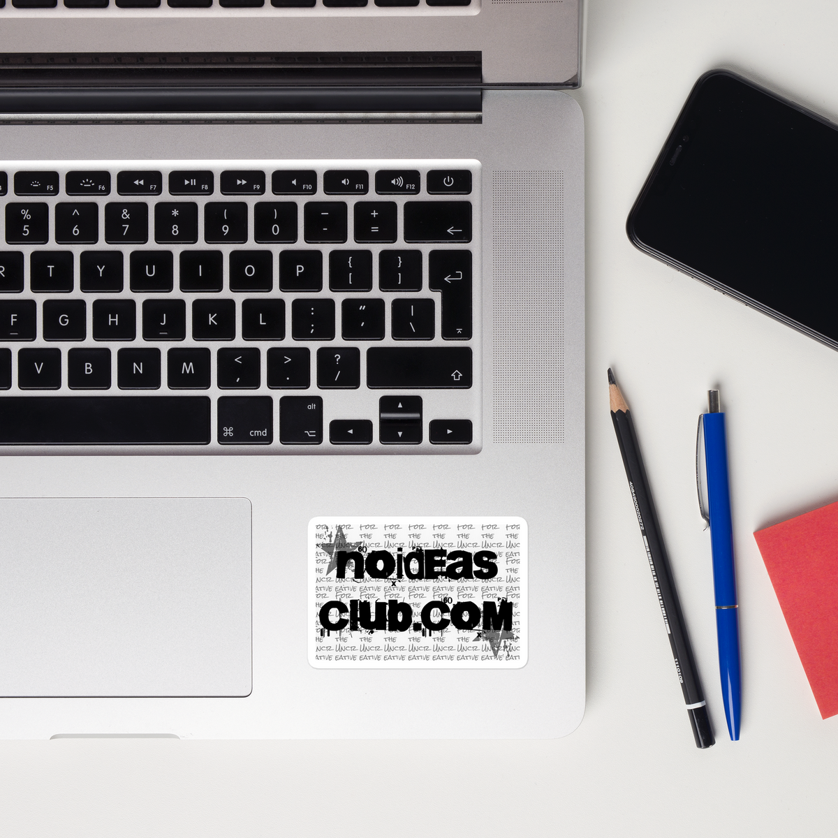 NoIdeasClub.com Vinyl Sticker